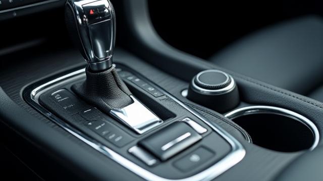 After: Spotless and conditioned car center console.